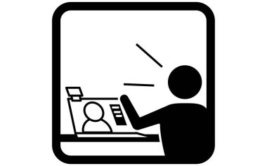 Çevrimiçi toplantılar öneren simge