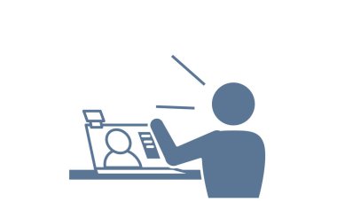 Çevrimiçi toplantılar öneren simge