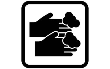 Elleri sabunla yıkamanın simgesi