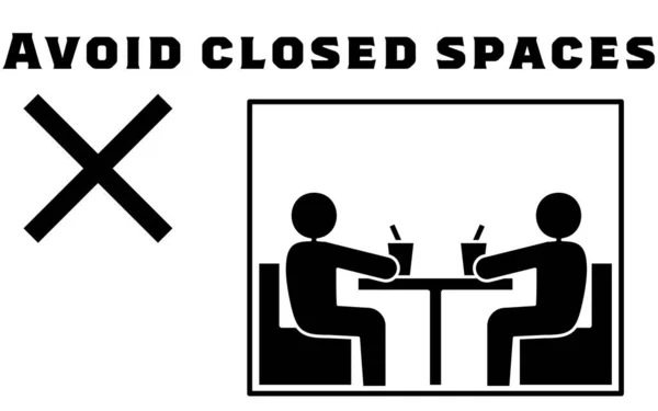 Ikona Ilustracja Deprecjonowanie Zamkniętych Pomieszczeń — Wektor stockowy