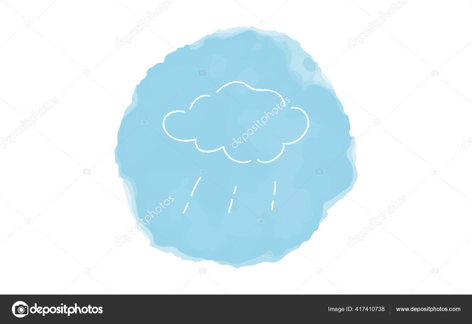 手描きのシンプルなアイコンイラスト 雨の天気マーク ストックベクター C T K M 手描きのシンプルなアイコンイラスト 雨の天気マーク ストックベクター C T K M
