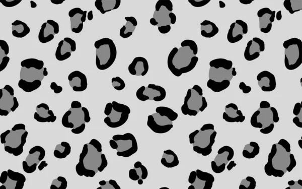 Vzor Zvířecího Tisku Vektorová Ilustrace Leopardího Tisku — Stockový vektor