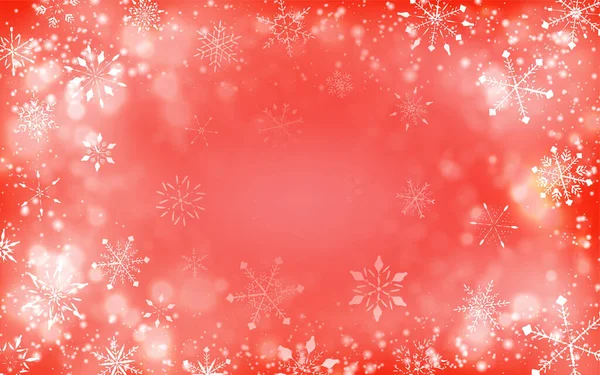 Schneeflocke Hintergrundmaterial Weihnachten Bild — Stockvektor