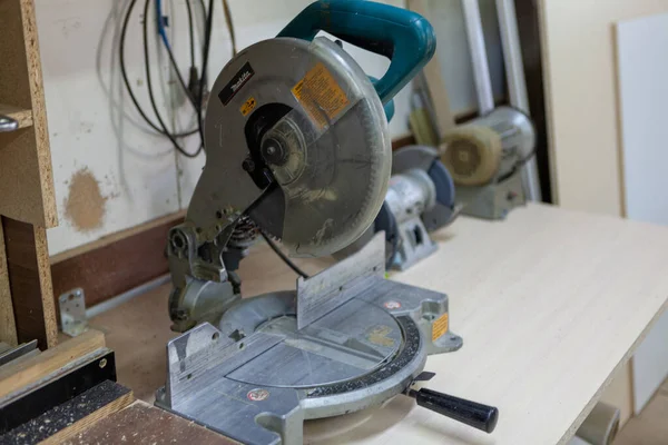 Electric Saw Compound Miter Saw Building Tool — Stock Photo, Image