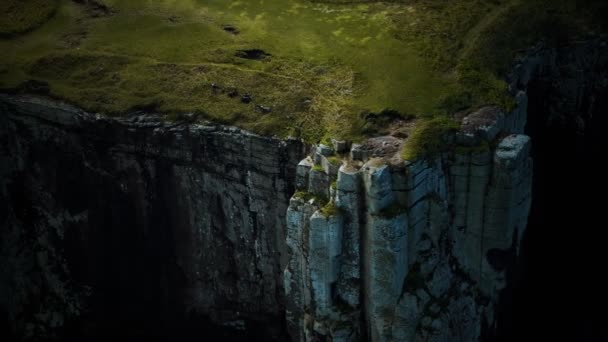 Cliff in una Scozia Highlands — Video Stock