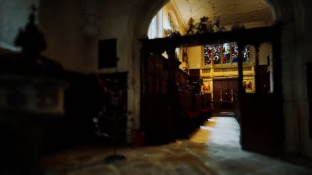 Intérieur de la Chartreuse Chapelle intérieur — Video