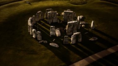 İngiltere 'deki tarihi anıt Stonehenge.
