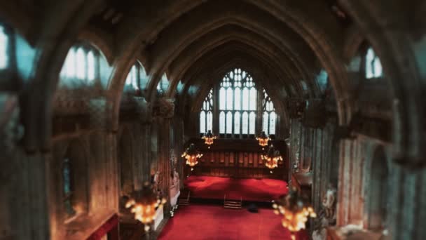 Великий зал Гільдехолл у Лондоні — стокове відео