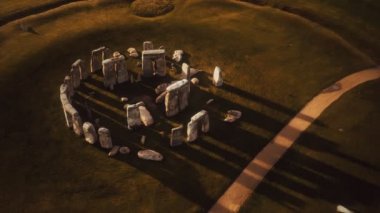 İngiltere 'deki tarihi anıt Stonehenge.