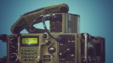 Askeri radyo iletişim kontrol paneli