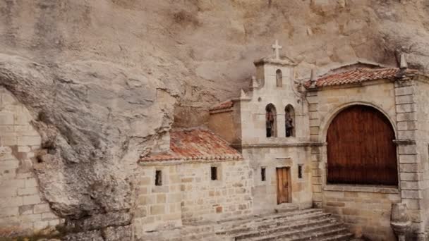 Jaskinia San Bernabe w Burgos Hiszpania — Wideo stockowe