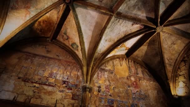 Salle Capitulaire cloître de l'abbaye de Flaran — Video