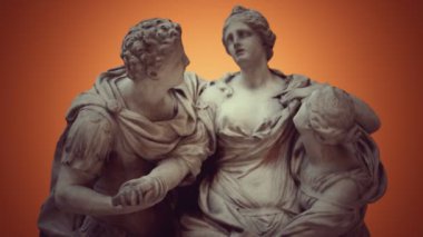 Arria ve Poetus antik heykelleri