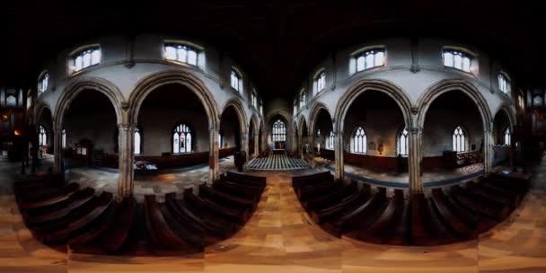 Vr 360 St. Giles Sin Cripplegate Iglesia — Vídeo de stock