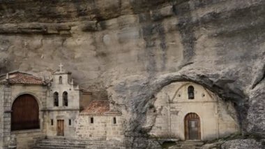 Burgos İspanya 'daki San Bernabe Mağarası