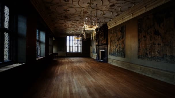 În interiorul Charterhouse interior cameră mare — Videoclip de stoc