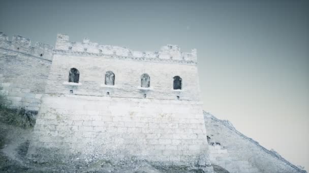 Gran Muralla de China en verano — Vídeo de stock