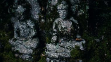 Japonya, Kyoto 'da Buda' nın taş heykeli