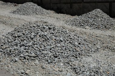 Çakıl yığını. Çakıl dokusu veya çakıl arkaplanı.
