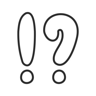 Alfabedeki ünlem ve soru işareti