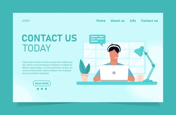 Customer support chat site — Stock Photo, Image