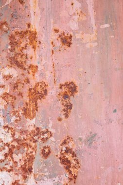 Çizik ve çatlaklarla metal doku