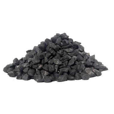 Beyaz arka plan üzerine izole edilmiş renkli taş yığını. Dekorasyon için taşlar.