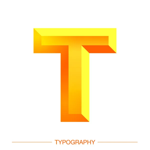 Vektor 3D Sunshine dopis tučný styl moderní typografie pro dekorace, logo, plakát, tričko, kniha, karta, prodejní banner, potisk na tkaniny, průmyslové — Stockový vektor