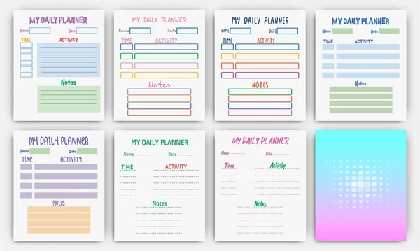 Takvim Günlük Planlama Şablonu. Okul öncesi program. Çocuklar için Çizelge. Yazdırılabilir .