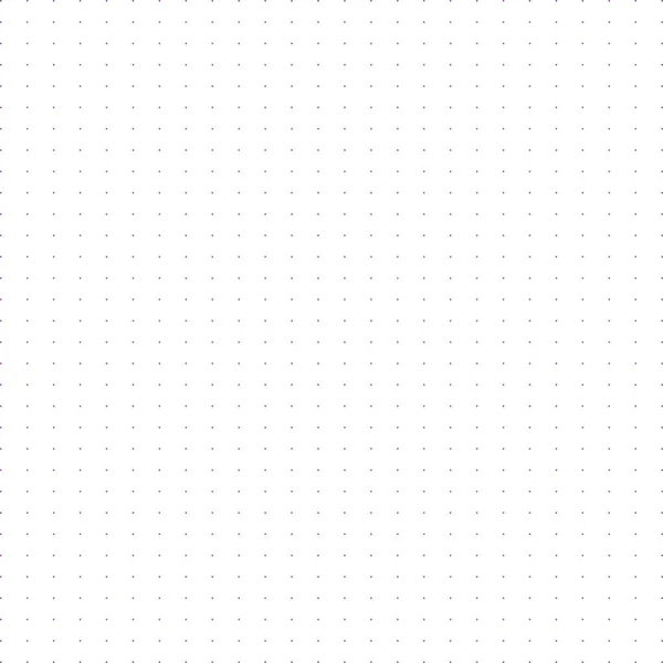 Gepunktetes Raster-Diagramm-Papiermuster. Punkte und Pluspunkte auf weißem Hintergrund für Hausschulplaner, Vorschulfahrplan, Digitalplaner, Fachzeitschriften — Stockvektor