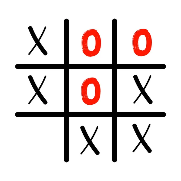 Tic tac toe XO icon. Concept for your design. — Stock Vector