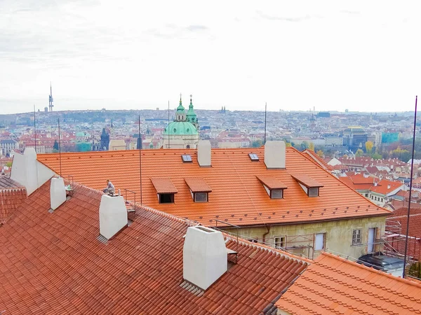 Panorama de Prague - Montagne Prague. Vue sur la ville — Photo