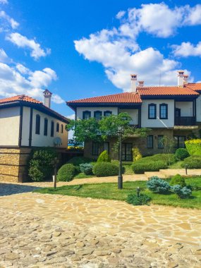 Güzel manzara. Harika Bulgaristan. Dünyayı dolaşmak için. Uzayı metin için kopyala. dikey.