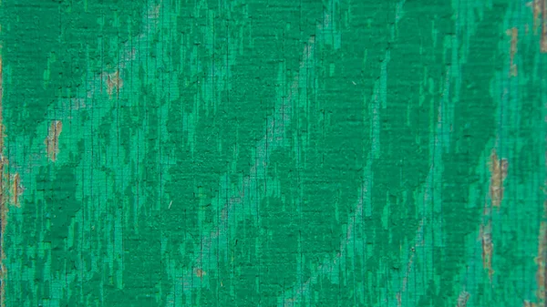 Vernice Peeling Una Base Legno Sfondo Verde — Foto Stock