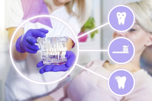 Visual Solution Dentist Commercial — Stock Photo, Image