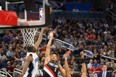 Orlando Magic 2 Mart 2020 tarihinde Orlando Florida 'daki Amway Center' da Portland Trailblazers 'a ev sahipliği yaptı.. 
