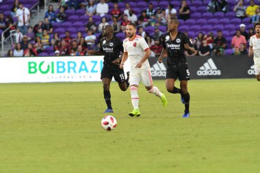 Flamengo Eintracht Frankfurt 'a karşı 12 Ocak 2019 Cumartesi günü Orlando City Stadyumu' nda. Fotoğraf: Marty Jean-Louis