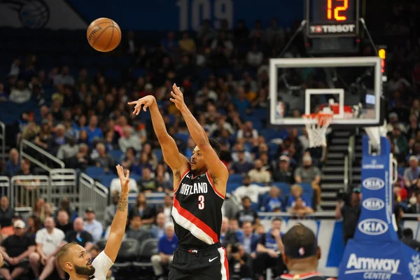 Orlando Magic Empfangen Montag Den März 2020 Die Portland Trailblazers — Stockfoto