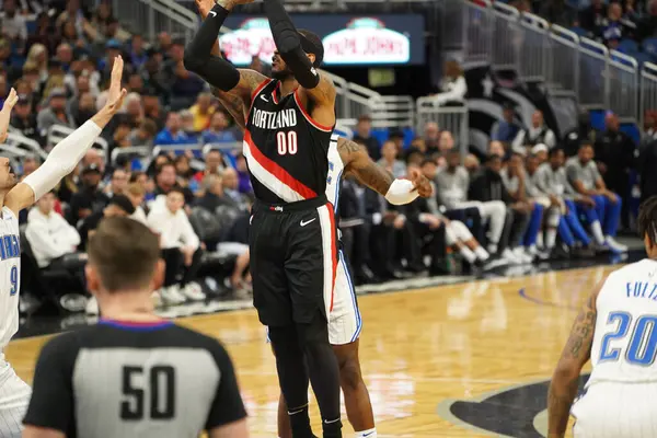 Orlando Magic Acogerá Los Portland Trailblazers Amway Center Orlando Florida —  Fotos de Stock