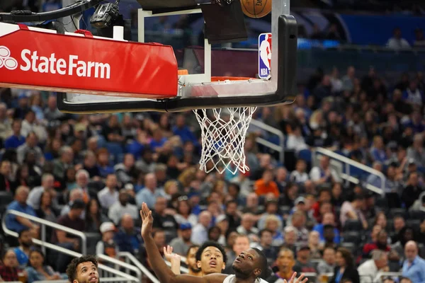 Orlando Magic Värd För Portland Trailblazers Amway Center Orlando Florida — Stockfoto