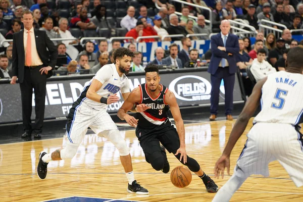 Orlando Magic Ospita Portland Trailblazers All Amway Center Orlando Florida — Foto Stock