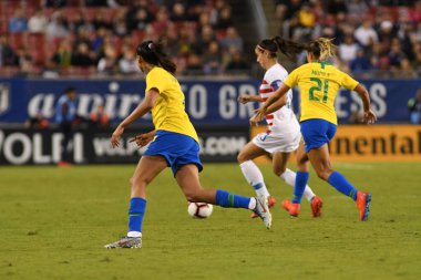 SheBelieves Kupası Finali, 5 Mart 2019 'da Tampa Florida Raymond James Stadyumu' nda ABD ile Brezilya arasında oynanacak. Fotoğraf: Marty Jean-Louis