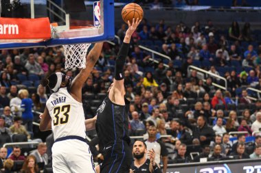 Orlando Magic, 31 Ocak 2019 tarihinde Orlando Florida 'daki Amway Center' da Indiana Pacers 'a ev sahipliği yapmaktadır. Fotoğraf: Marty Jean-Louis