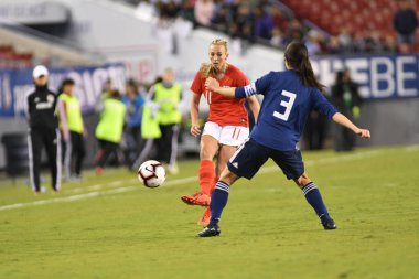 Japonya, İngiltere 'ye karşı Raymond James Stadyumu' nda 5 Mart 2019 'da Tampa Florida' da. Fotoğraf: Marty Jean-Louis