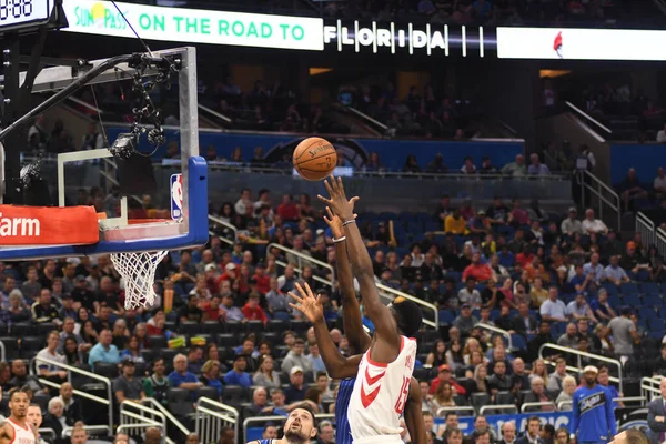 Orlando Magic Värd För Houston Rockets Amway Arena Söndagen Den — Stockfoto