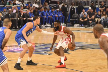 Orlando Magic, Houston Rockets 'a 13 Ocak 2019 tarihinde Amway Arena' da ev sahipliği yaptı. Fotoğraf: Marty Jean-Louis