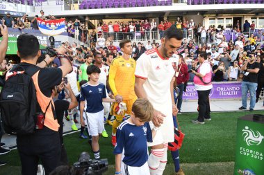 Flamengo Eintracht Frankfurt 'a karşı 12 Ocak 2019 Cumartesi günü Orlando City Stadyumu' nda. Fotoğraf: Marty Jean-Louis