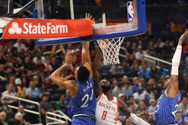 Orlando Magic, Houston Rockets 'a 13 Ocak 2019 tarihinde Amway Arena' da ev sahipliği yaptı. Fotoğraf: Marty Jean-Louis