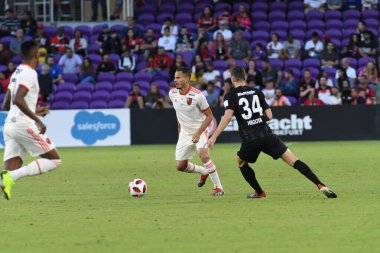 Flamengo Eintracht Frankfurt 'a karşı 12 Ocak 2019 Cumartesi günü Orlando City Stadyumu' nda. Fotoğraf: Marty Jean-Louis