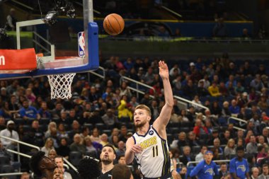 Orlando Magic, 31 Ocak 2019 tarihinde Orlando Florida 'daki Amway Center' da Indiana Pacers 'a ev sahipliği yapmaktadır. Fotoğraf: Marty Jean-Louis